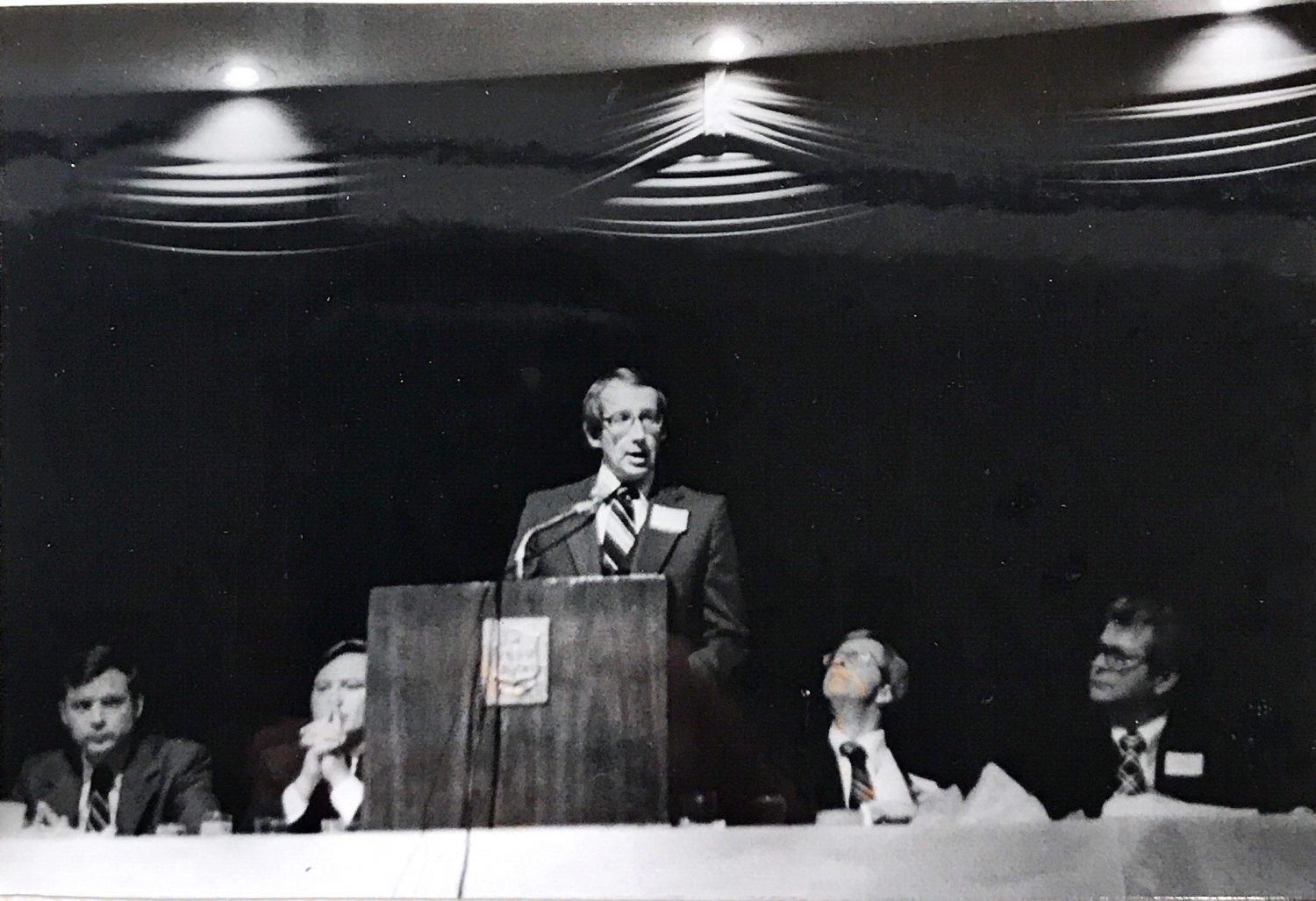 Our year-end banquet in 1980
